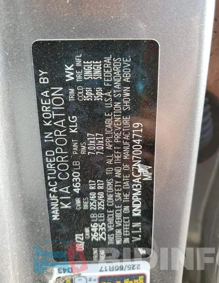 KNDPM3AC7N7004719 Photo# 13