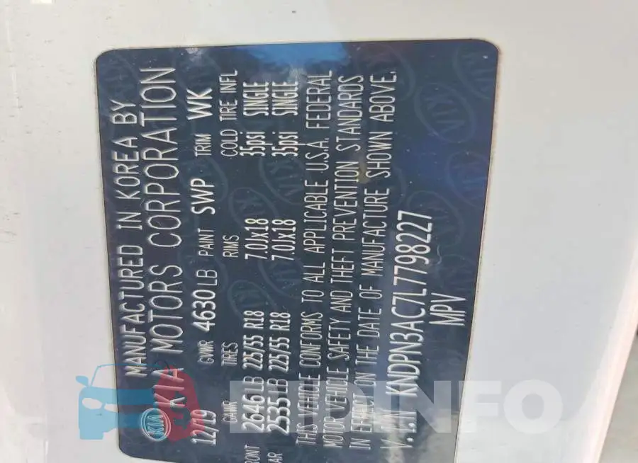 KNDPN3AC7L7798227 Photo# 12