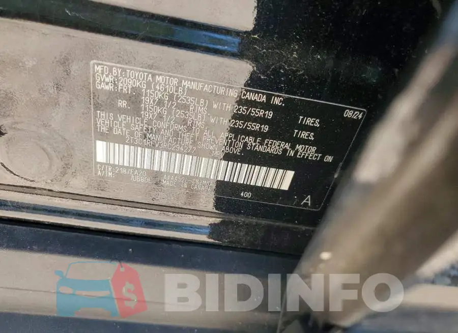 2T3C1RFV3RC294277 Photo# 14
