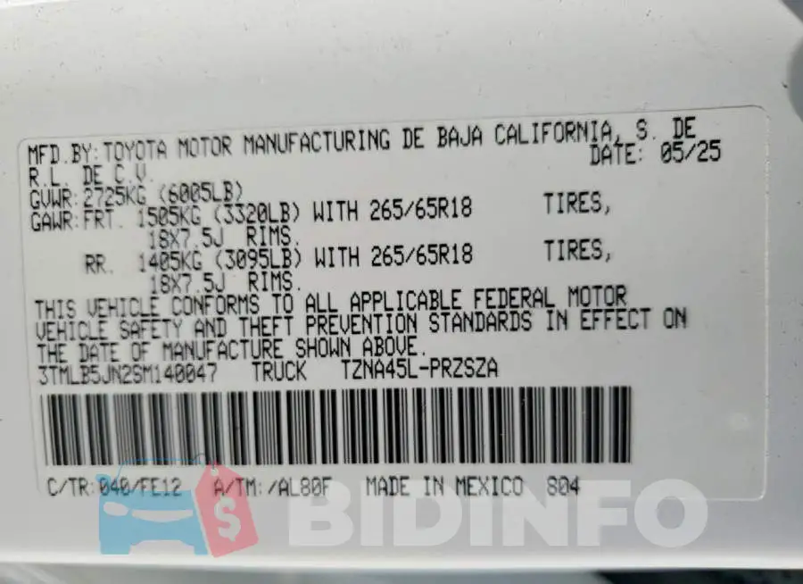 3TMLB5JN2SM140047 Photo# 13