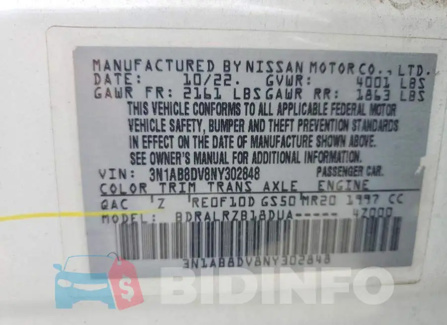 3N1AB8DV8NY302848 Photo# 12