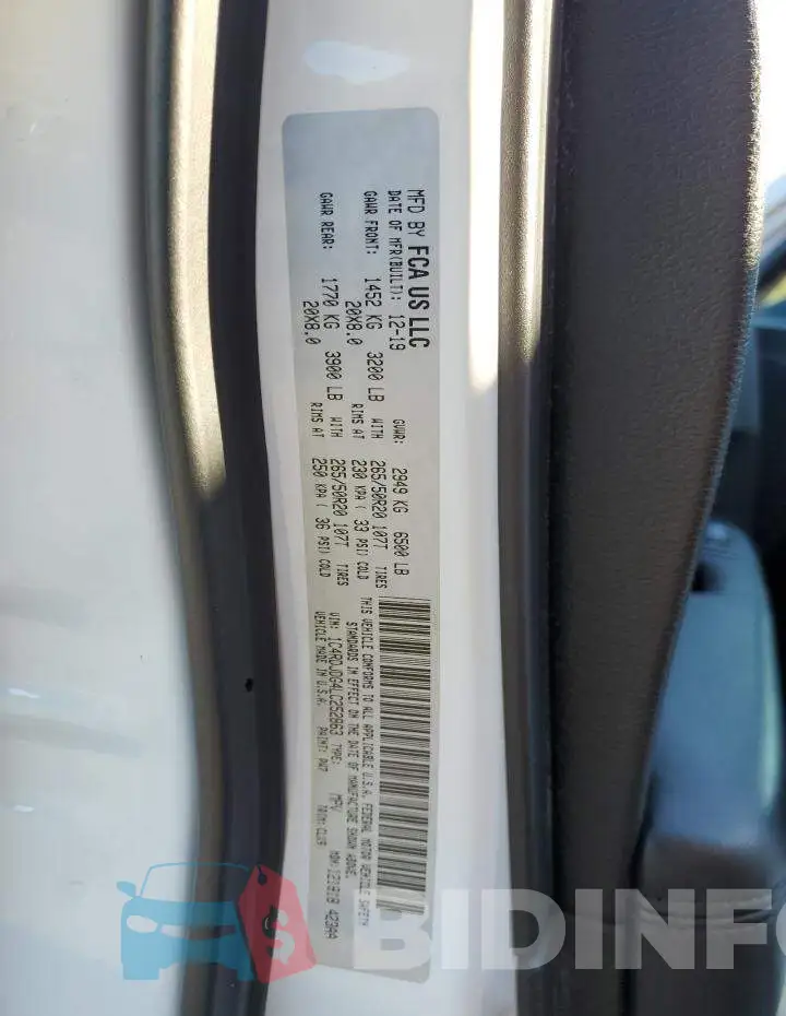 1C4RDJDG4LC252863 Photo# 13