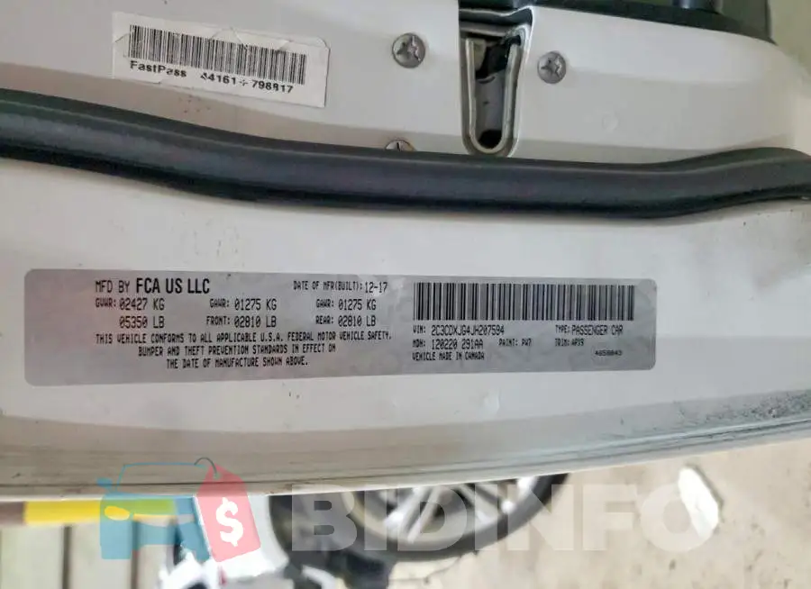 2C3CDXJG4JH207594 Photo# 13