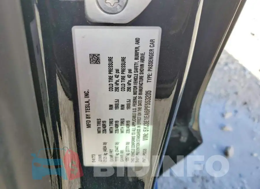 5YJ3E1EA6PF553205 Photo# 13