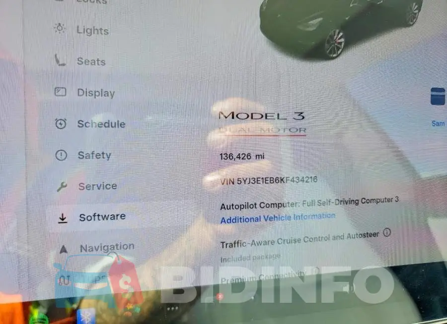 5YJ3E1EB6KF434216 Photo# 9