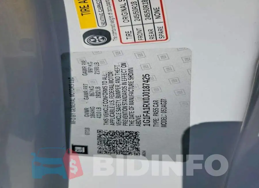1G1FA1RX0J0187425 Photo# 12