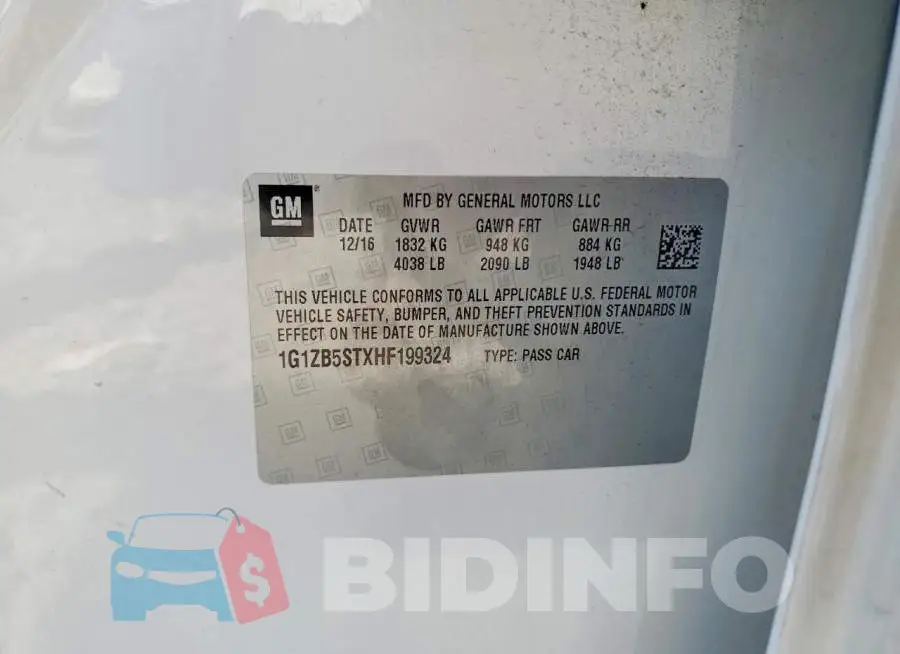 1G1ZB5STXHF199324 Photo# 12