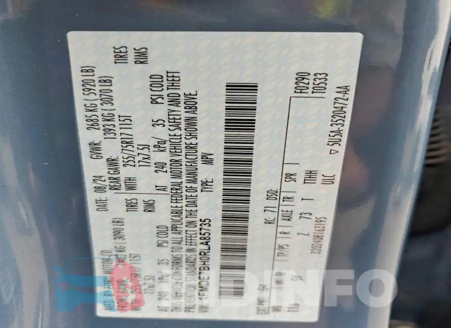 1FMDE7BH0RLA85735 Photo# 13
