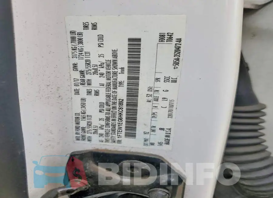 1FTEW1EG6HKC61892 Photo# 12