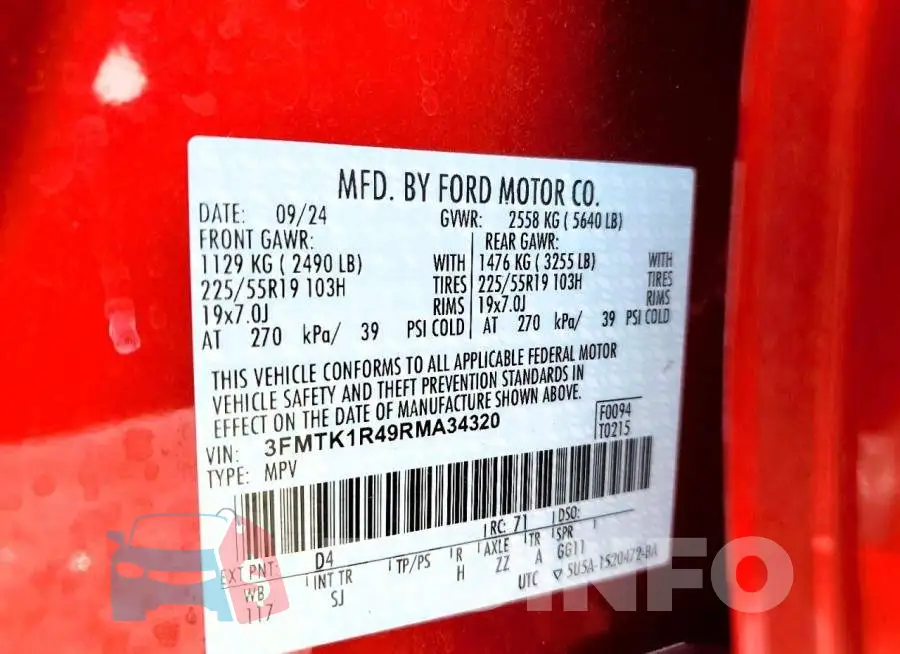 3FMTK1R49RMA34320 Photo# 13