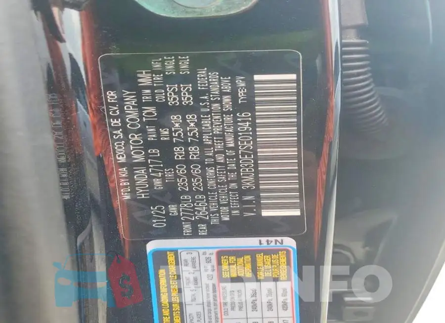 3KMJB3DE7SE019416 Photo# 13