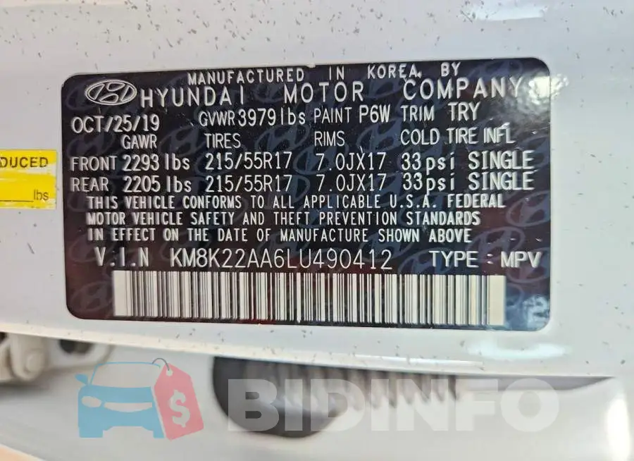 KM8K22AA6LU490412 Photo# 13