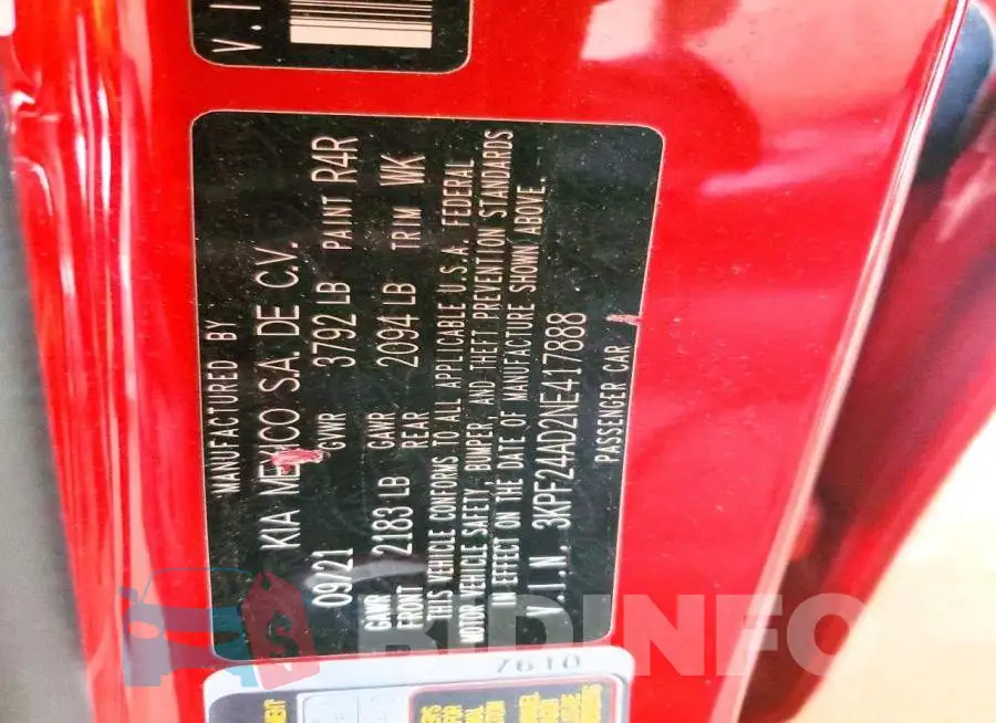 3KPF24AD2NE417888 Photo# 13
