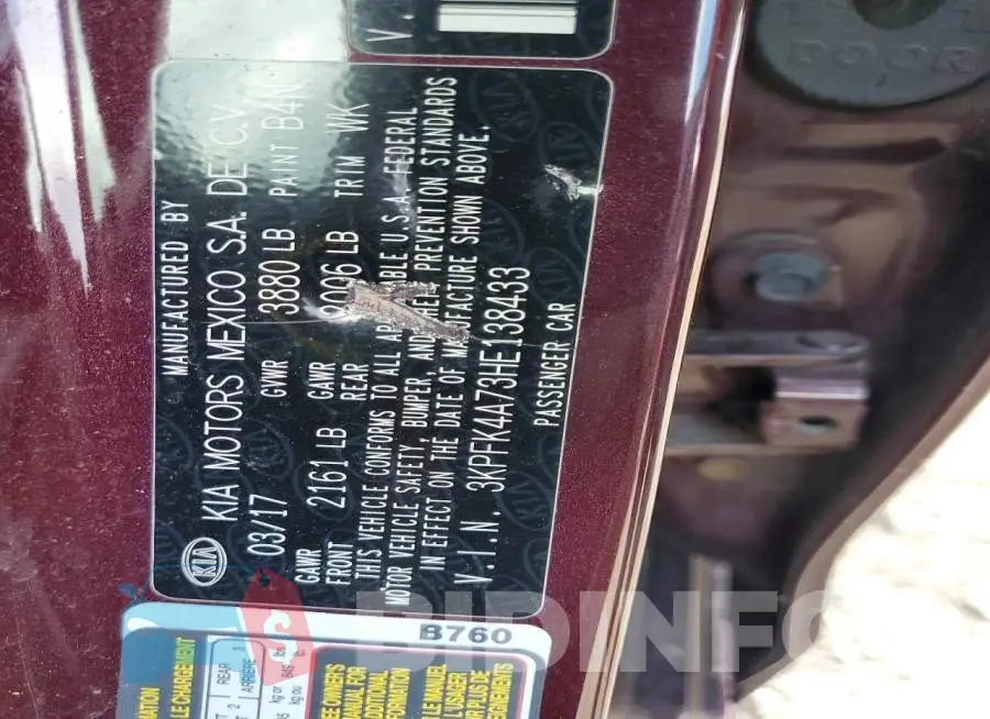 3KPFK4A73HE138433 Photo# 12