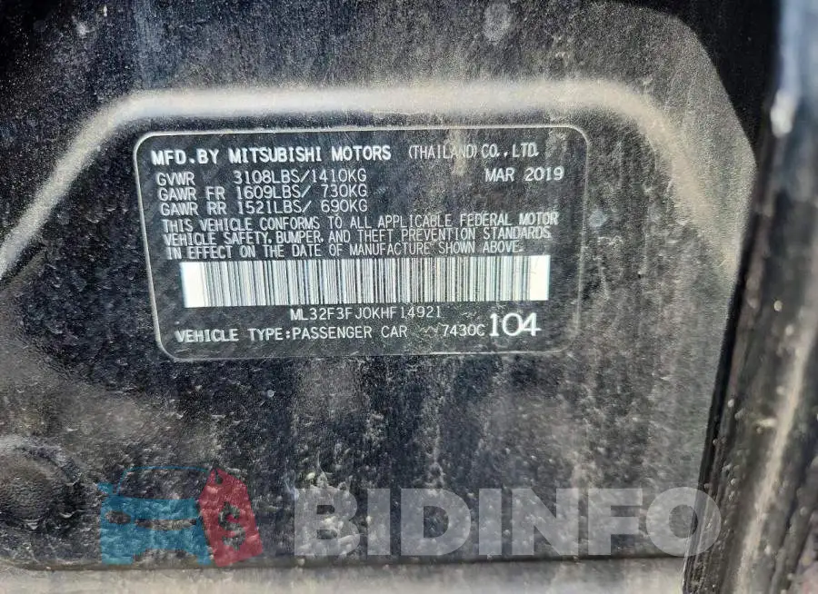 ML32F3FJ0KHF14921 Photo# 12