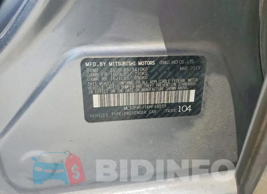 ML32F4FJ1KHF15033 Photo# 12