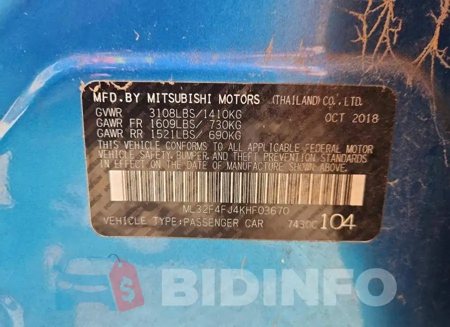 ML32F4FJ4KHF03670 Photo# 14