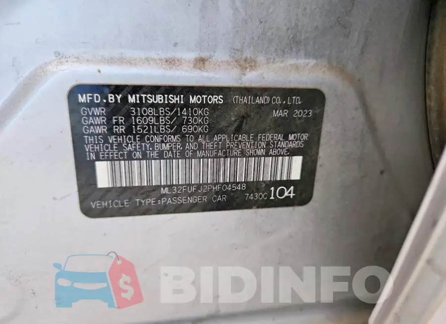 ML32FUFJ2PHF04548 Photo# 12