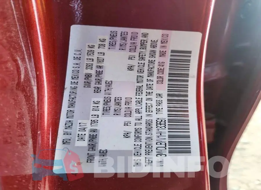 3MYDLBYV1HY183691 Photo# 12