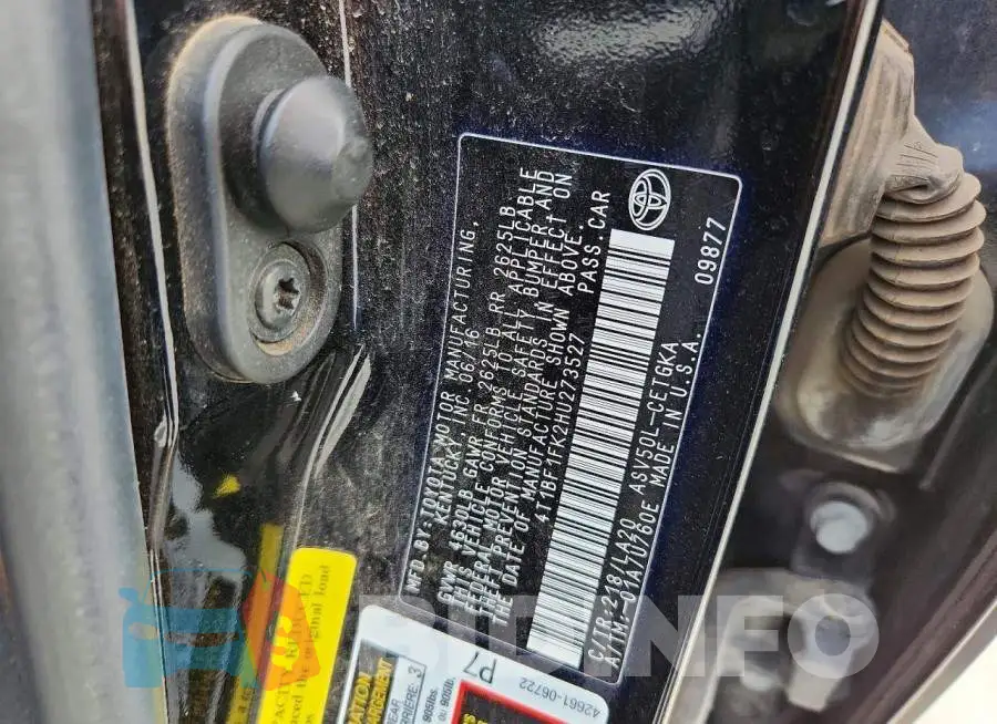 4T1BF1FK2HU273527 Photo# 12