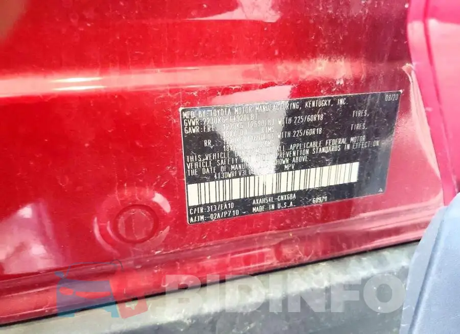 4T3DWRFV3LU010772 Photo# 13