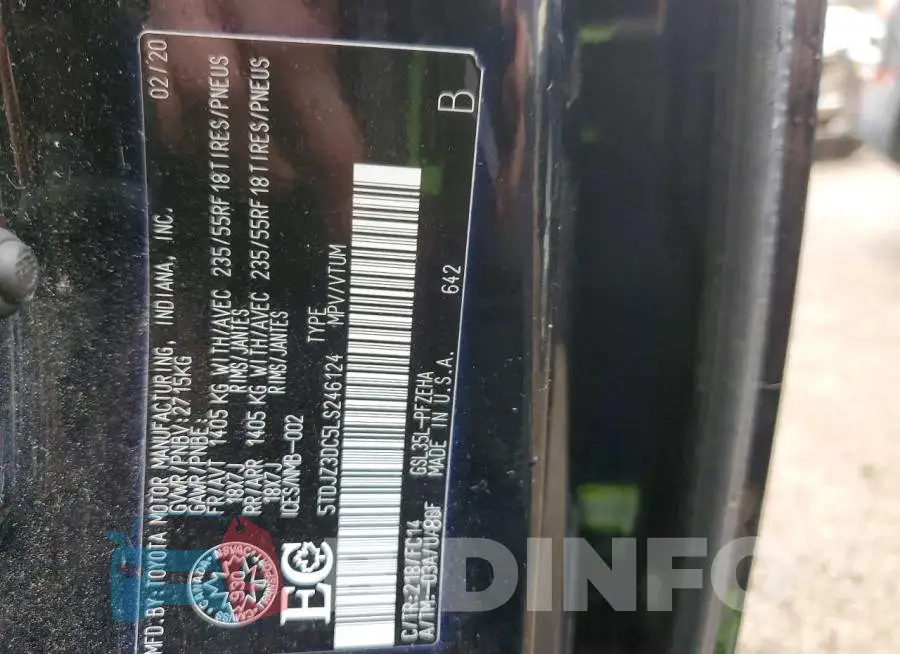 5TDJZ3DC5LS246124 Photo# 14