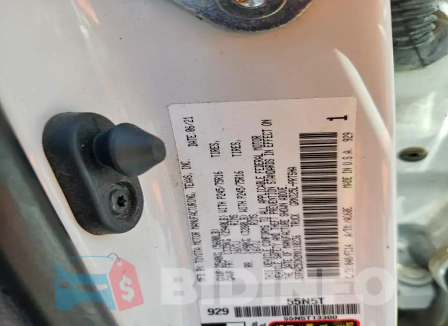 5TFAZ5CN2MX110236 Photo# 12