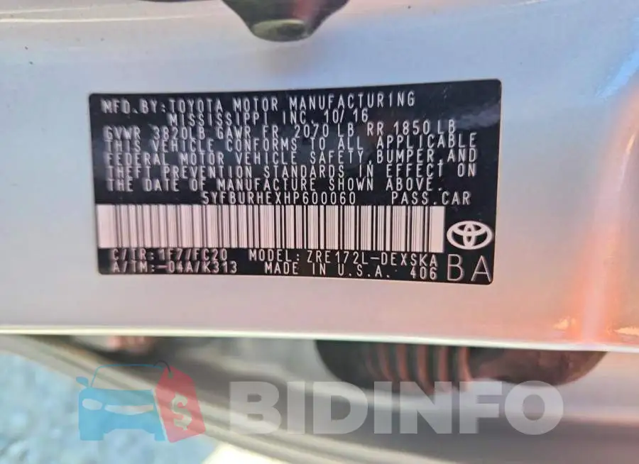 5YFBURHEXHP600060 Photo# 13