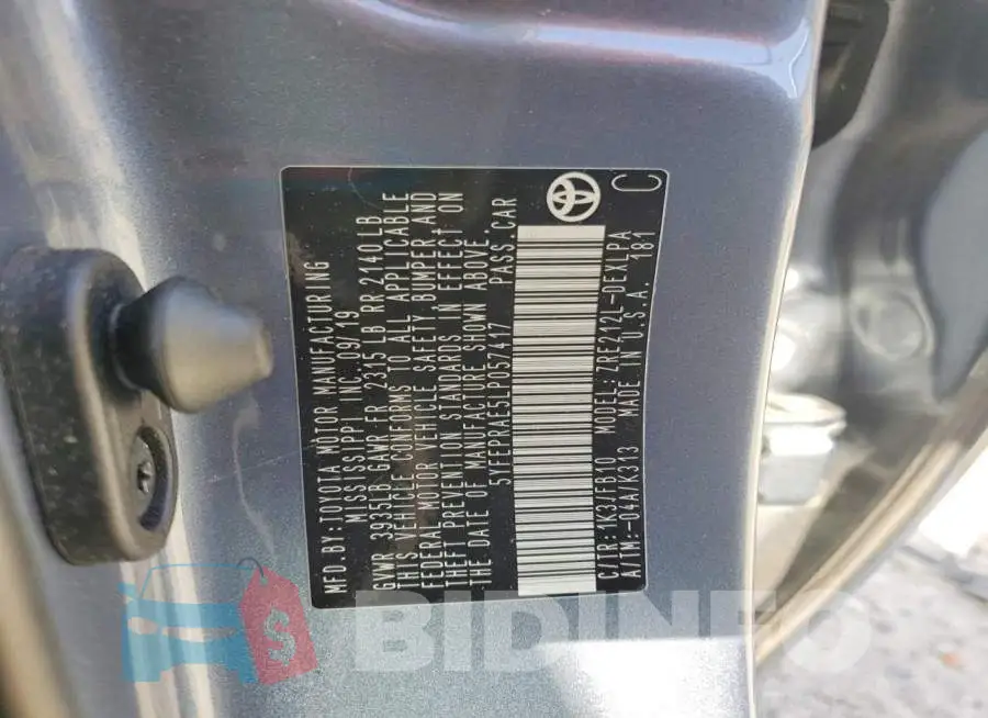 5YFEPRAE5LP057417 Photo# 13