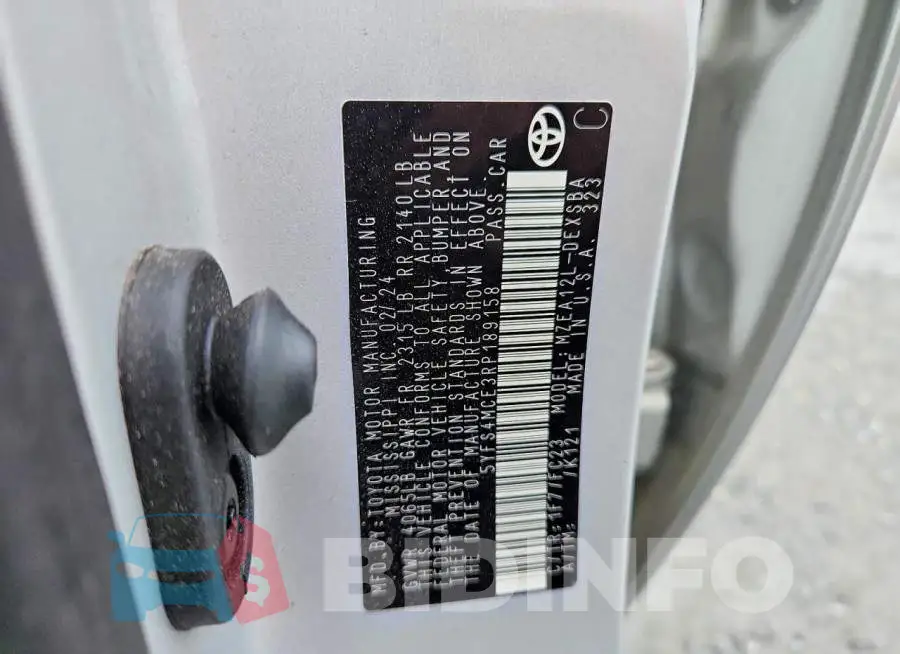5YFS4MCE3RP189158 Photo# 12