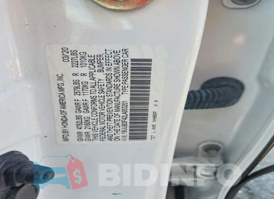 19UUB3F42LA003201 Photo# 12