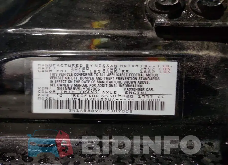 3N1AB8BV5LY307005 Photo# 13