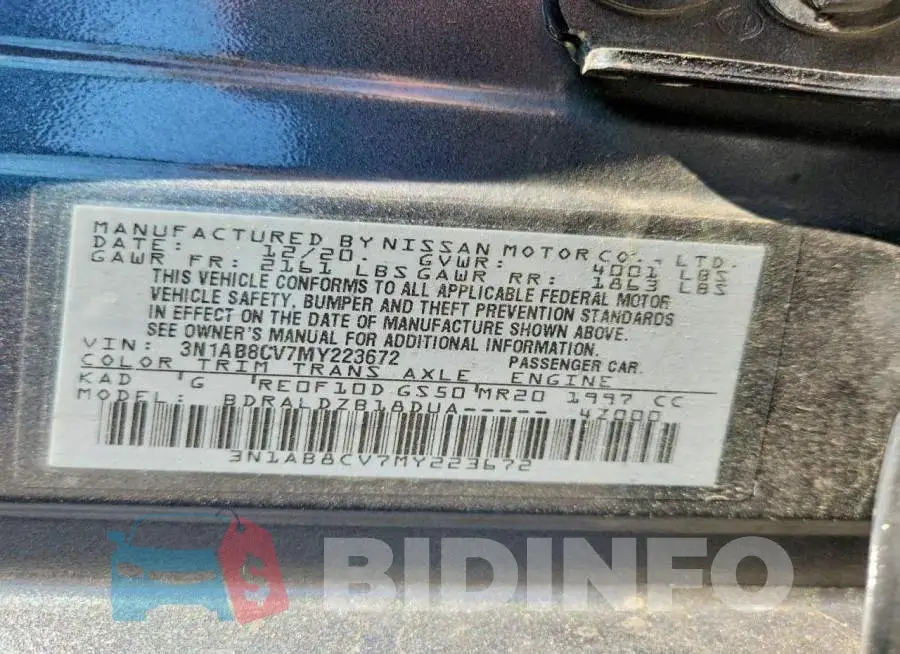 3N1AB8CV7MY223672 Photo# 13