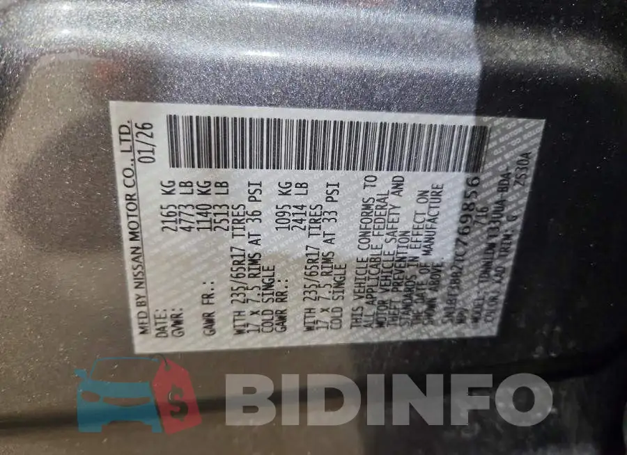 5N1BT3BB2TC769856 Photo# 14