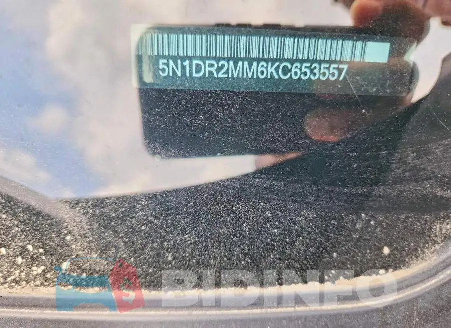 5N1DR2MM6KC653557 Photo# 13