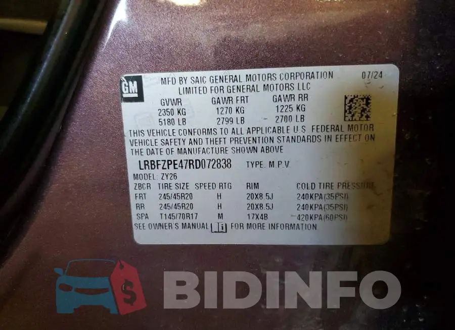 LRBFZPE47RD072838 Photo# 12