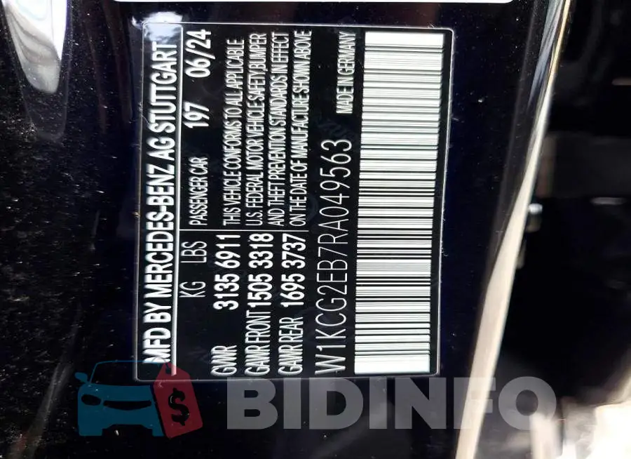 W1KCG2EB7RA049563 Photo# 12