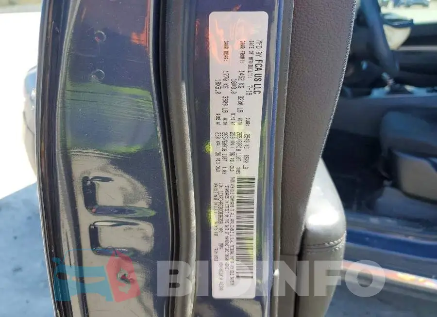 1C4RDHAG3KC836358 Photo# 13