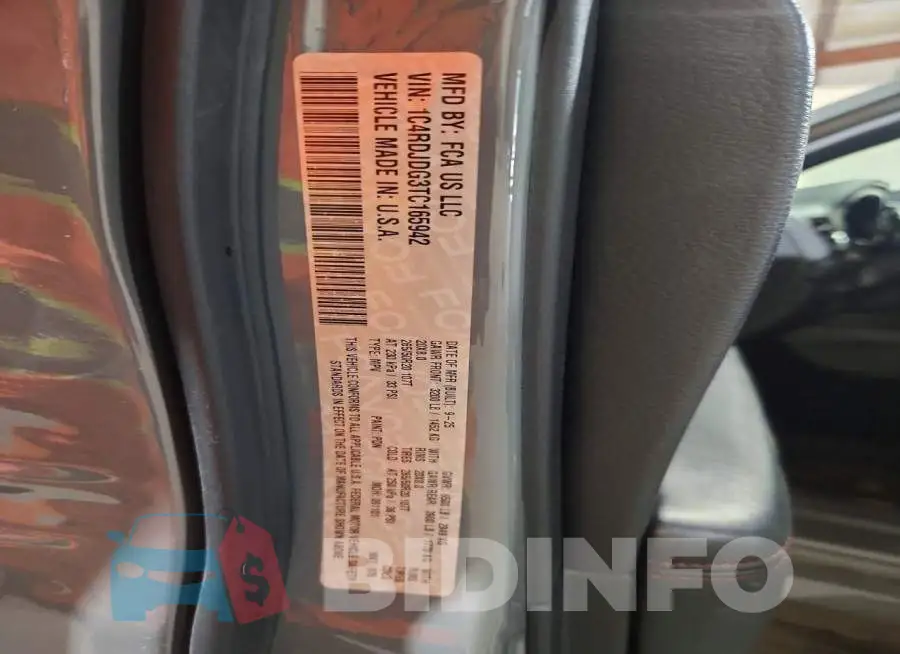 1C4RDJDG3TC165942 Photo# 14