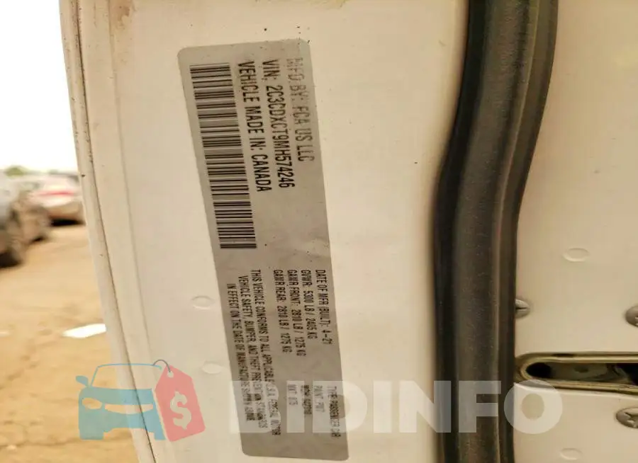 2C3CDXCT9MH574246 Photo# 12