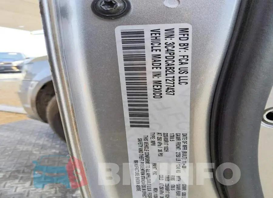 3C4PDCAB2LT277437 Photo# 13