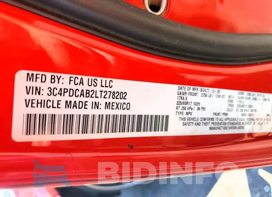 3C4PDCAB2LT278202 Photo# 13