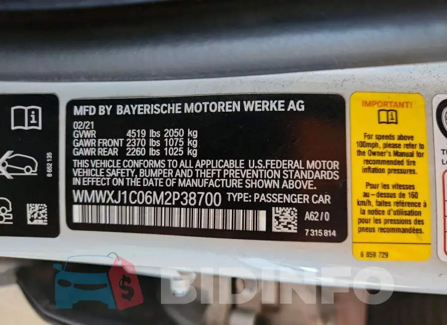 WMWXJ1C06M2P38700 Photo# 13