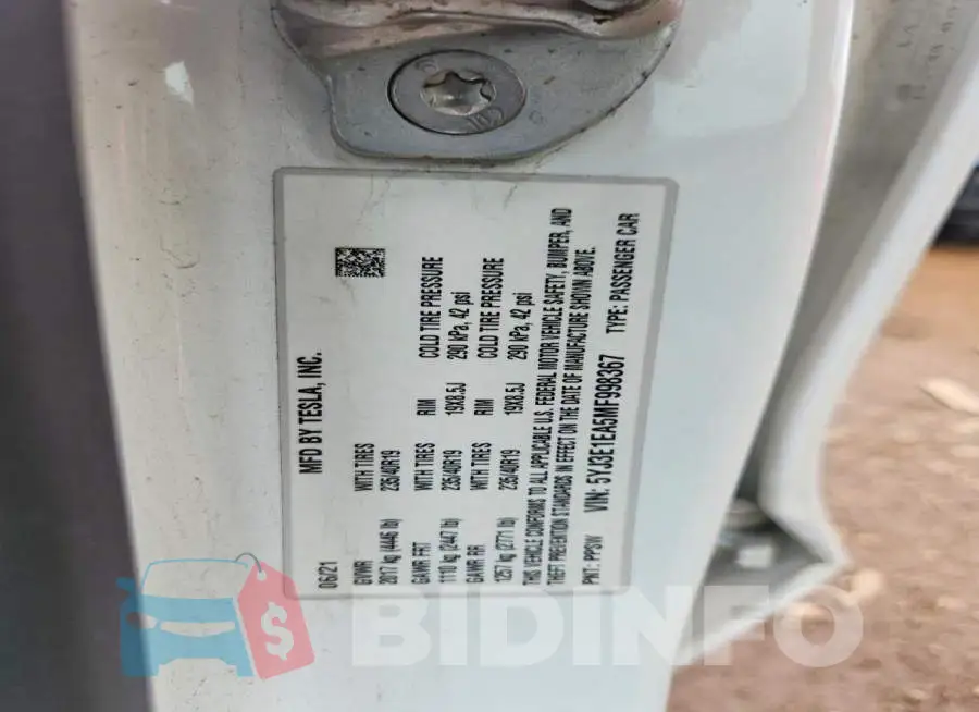 5YJ3E1EA5MF998367 Photo# 12