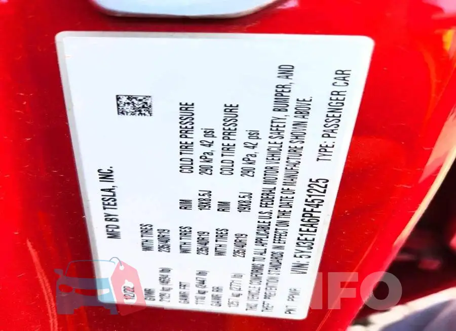 5YJ3E1EA6PF451225 Photo# 12
