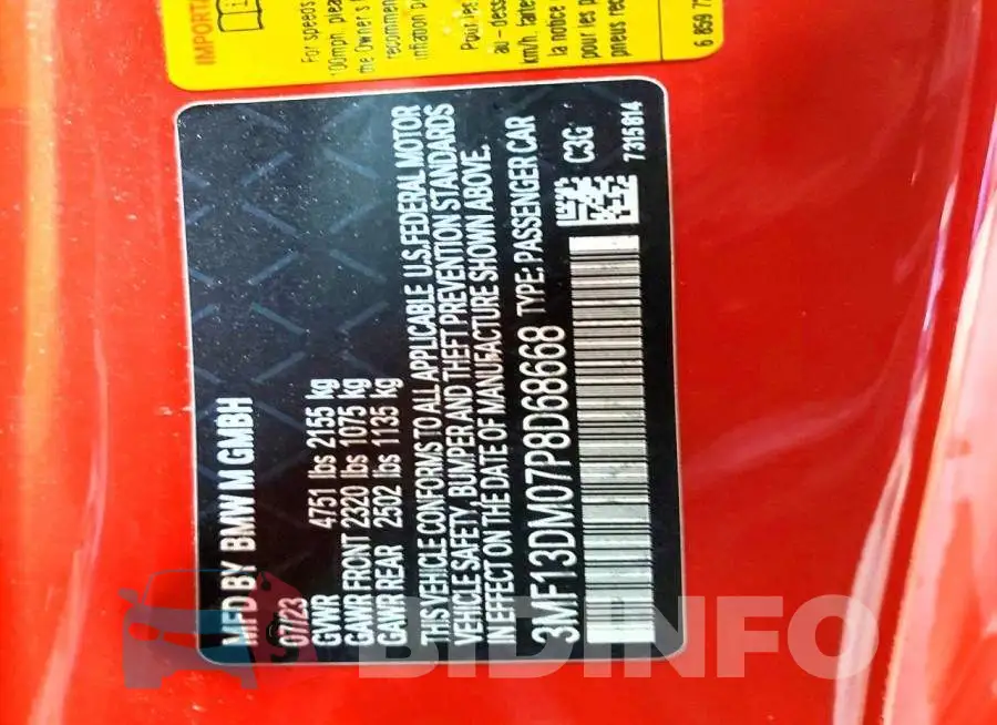 3MF13DM07P8D68668 Photo# 13