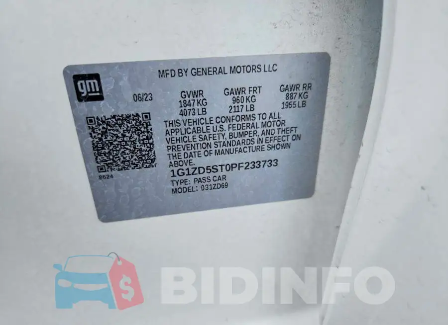 1G1ZD5ST0PF233733 Photo# 12