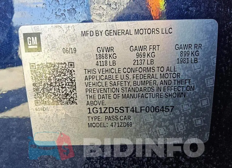 1G1ZD5ST4LF006457 Photo# 12