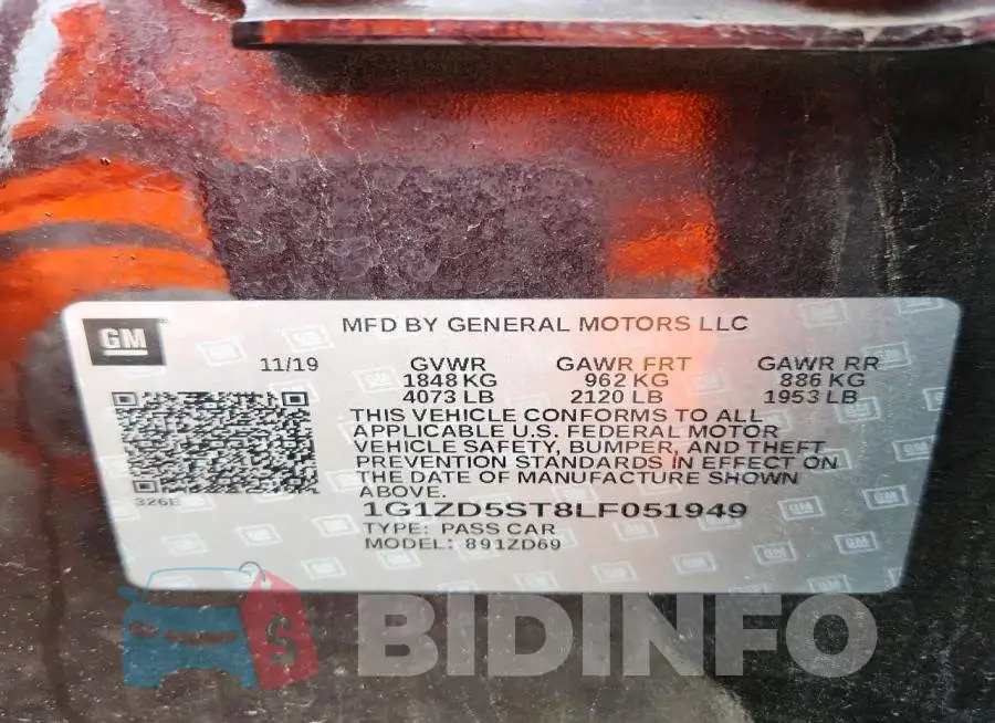 1G1ZD5ST8LF051949 Photo# 12