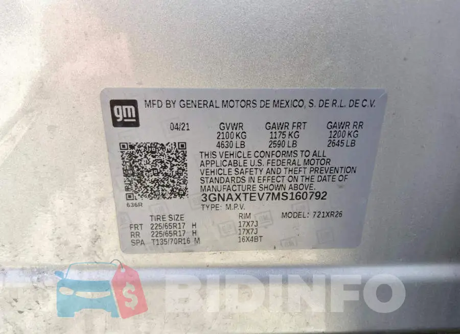 3GNAXTEV7MS160792 Photo# 13